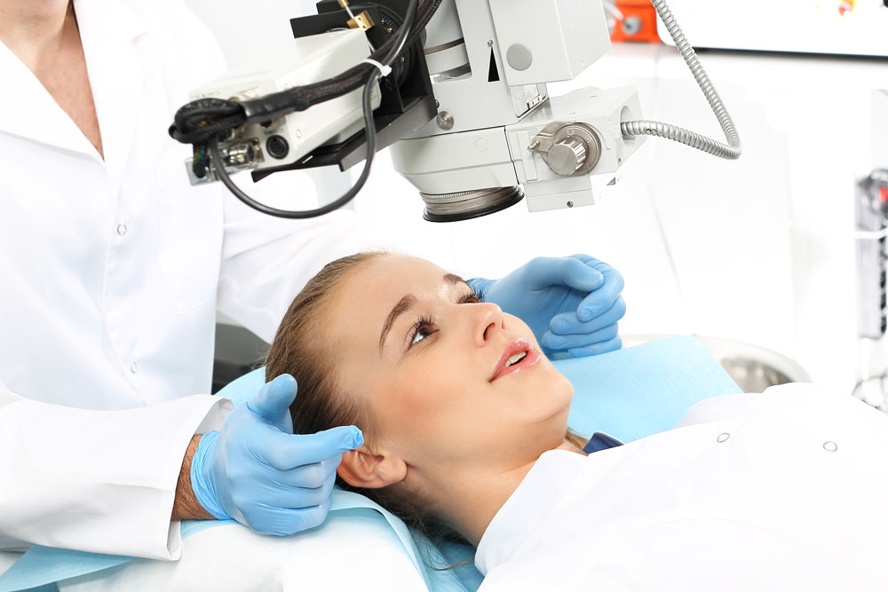 Women undergoing cataract surgery at The New Jersey Eye Center in Bergenfield & Passaic, NJ.